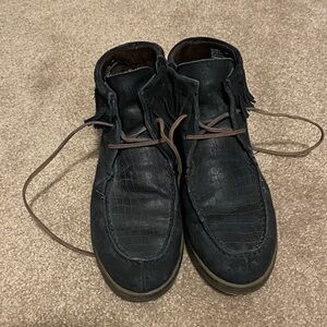 Black Leather women’s booties